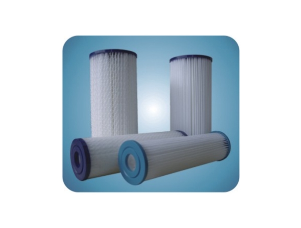 PE polyester multi fold filter cartridge